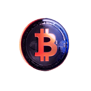 Floating data card showing crypto market analytics